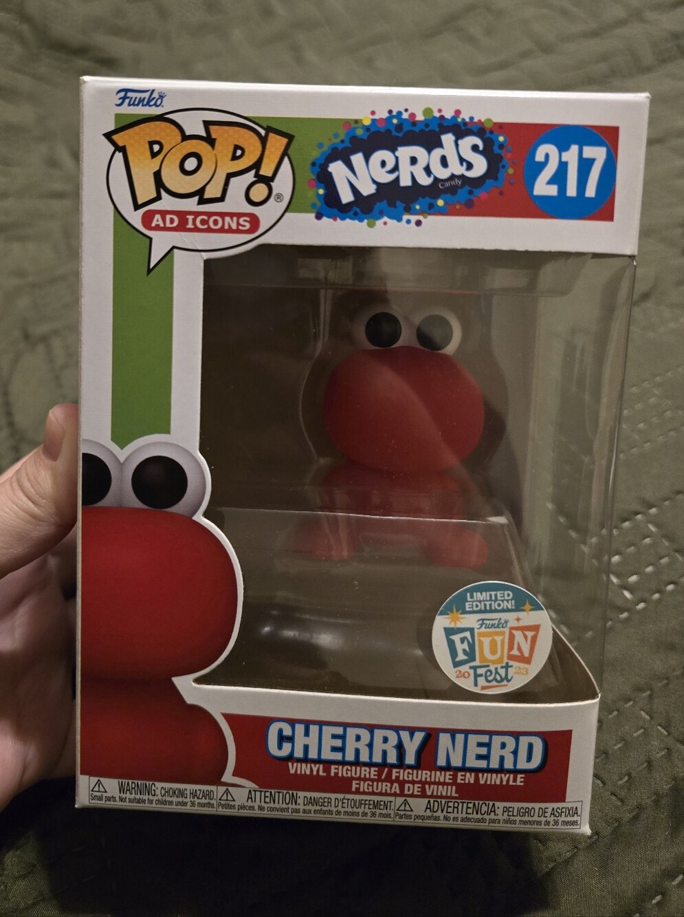 Funko Pop Ad Icons: Limited Edition 2023 Funko Fun Fest Cherry Nerd #217